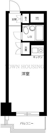 ライオンズマンション千駄ヶ谷第二の物件間取画像